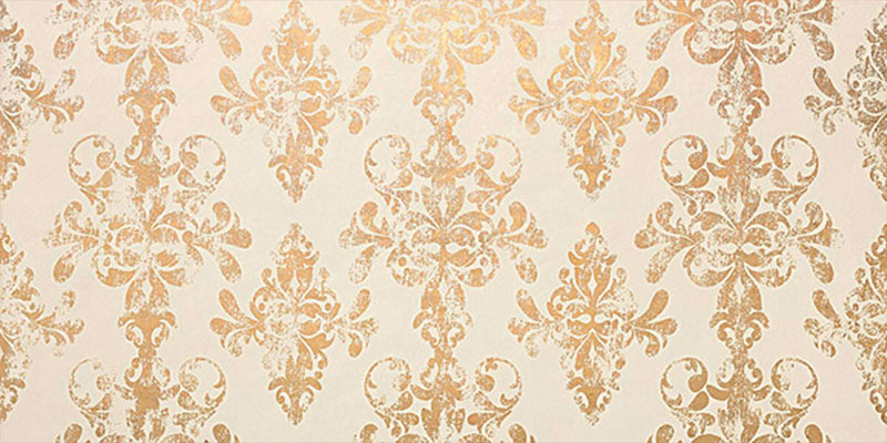 Atlas Concorde Ewall Damask White Gold 40x80