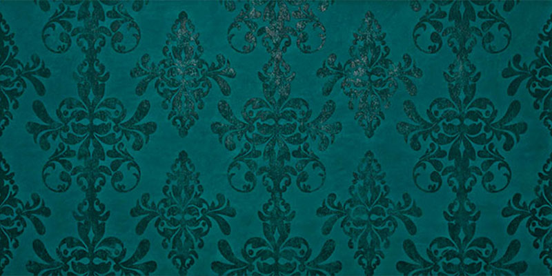 Atlas Concorde Ewall Damask Petroleum Green 40x80
