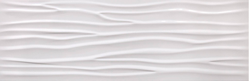 Cifre Glaciar Wave White Brillo 29,5x90