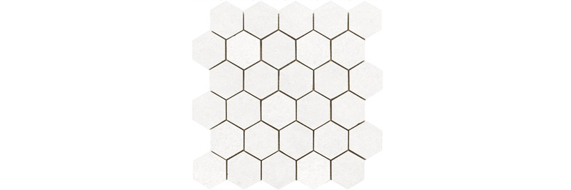 Cifre Progress Hexagono White 30x30
